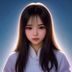 陈晓敏，内容分类研究员，年轻女性，笑容自然，图书馆背景，专注内容分类研究